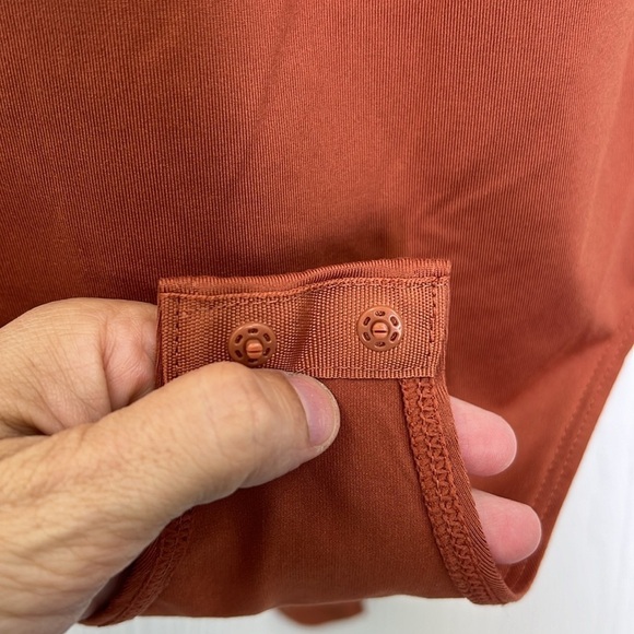 H&M - NWT Brick Red Polyester Jersey Sleeveless Thong Bodysuit Size Medium - Picture 8 of 14